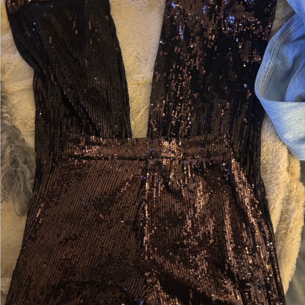 Express  Sequin Wide Leg pants stunning!!